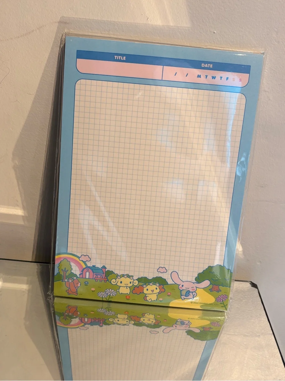 Cinnamoroll notepad to stay organized